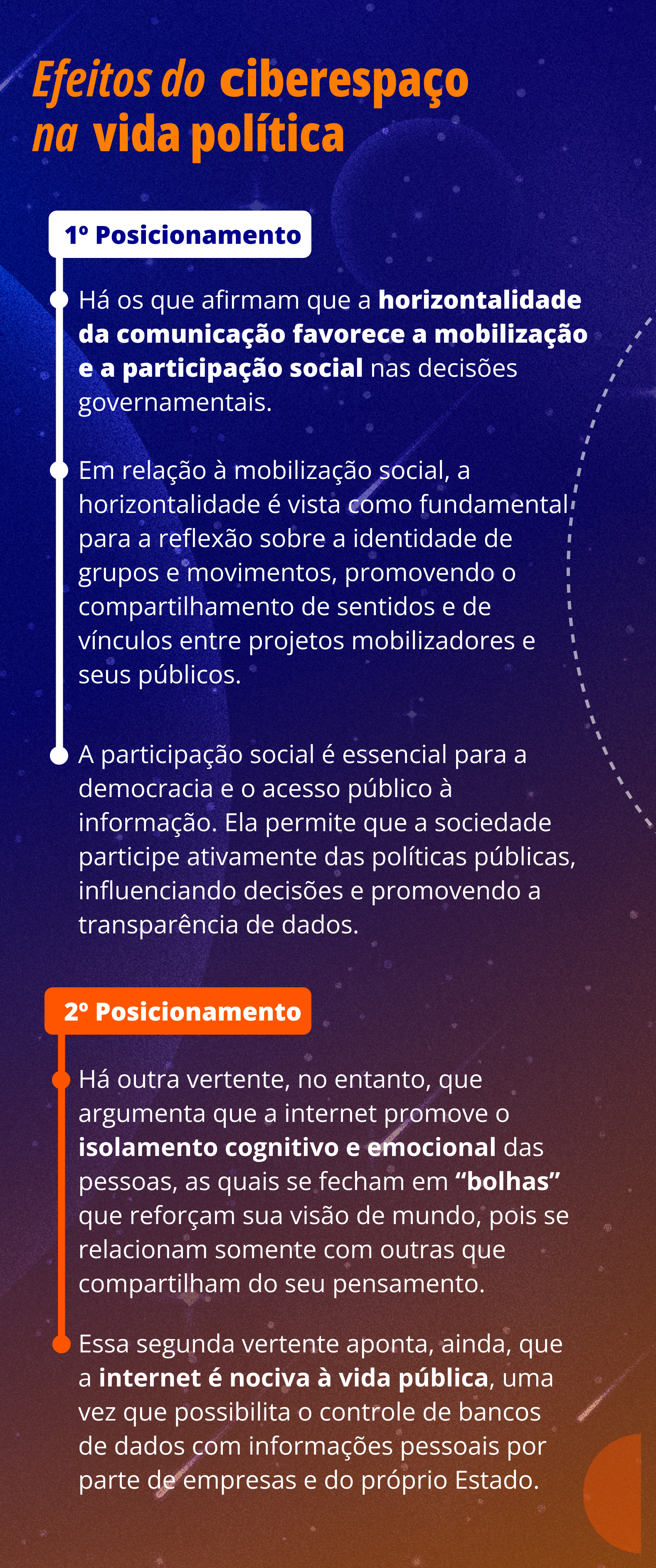 T&iacute;tulo: Efeitos do ciberespa&ccedil;o na vida pol&iacute;tica