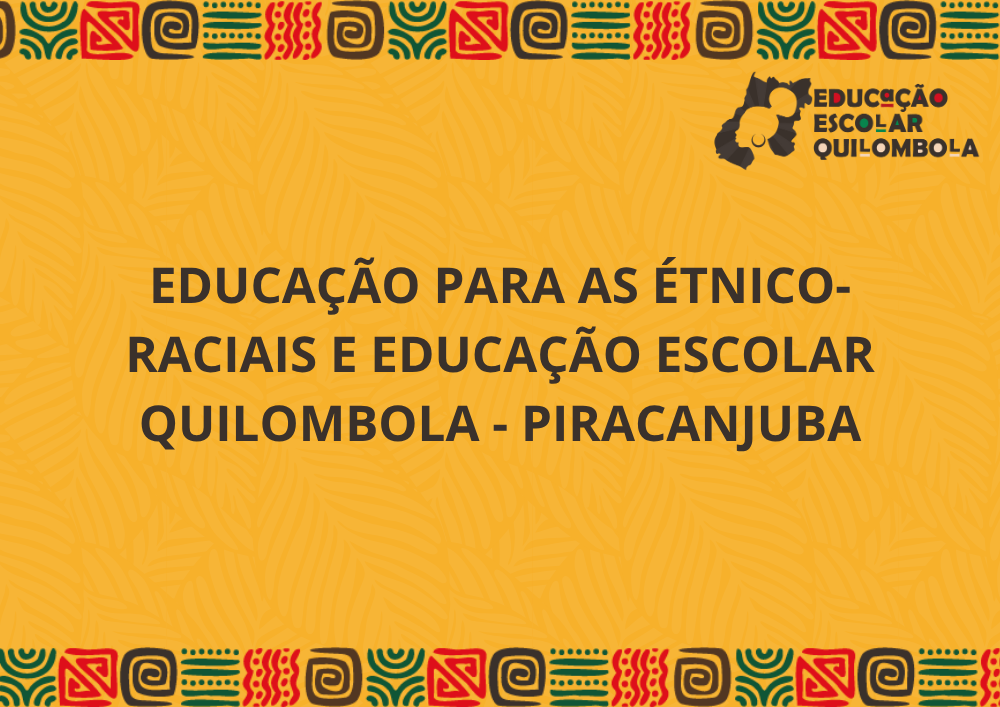 025944 - Educação para as relações étnico-raciais e educação escolar quilombola - 2025/2:Aperfeiçoamento em educação escolar quilombola: formação de gestores e docentes para educação das relações étnico-raciais no âmbito das comunidades quilombolas de Go