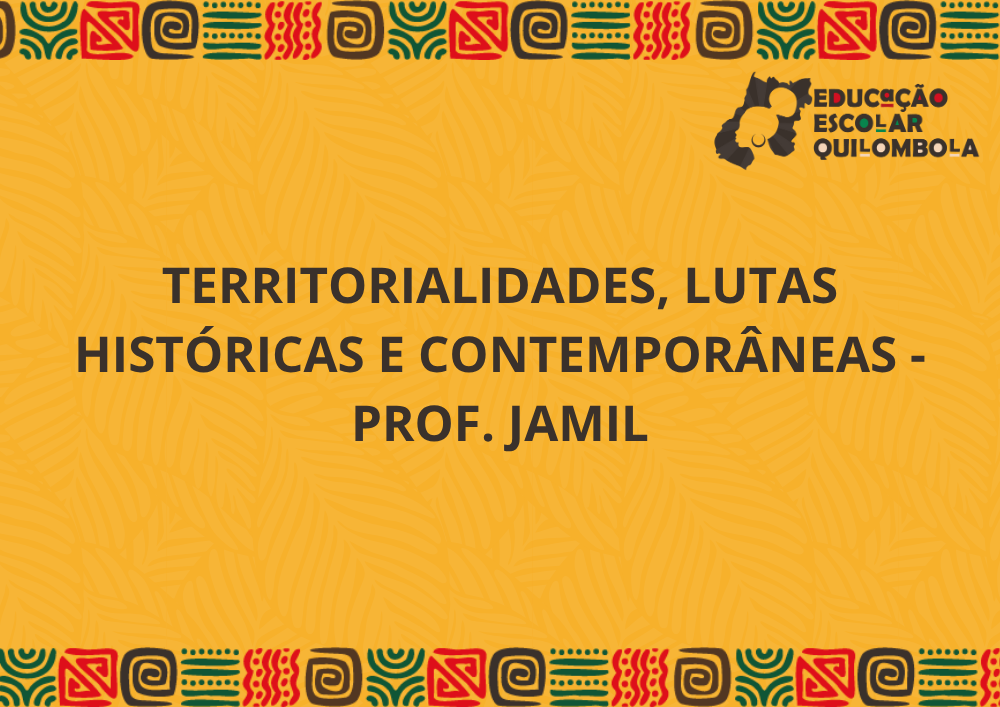 025849 - Territorialidades quilombolas e lutas sociais - 2025/2:Aperfeiçoamento em educação escolar quilombola: formação de gestores e docentes para educação das relações étnico-raciais no âmbito das comunidades quilombolas de Goiás [PROEX - EEQ - HIDROL