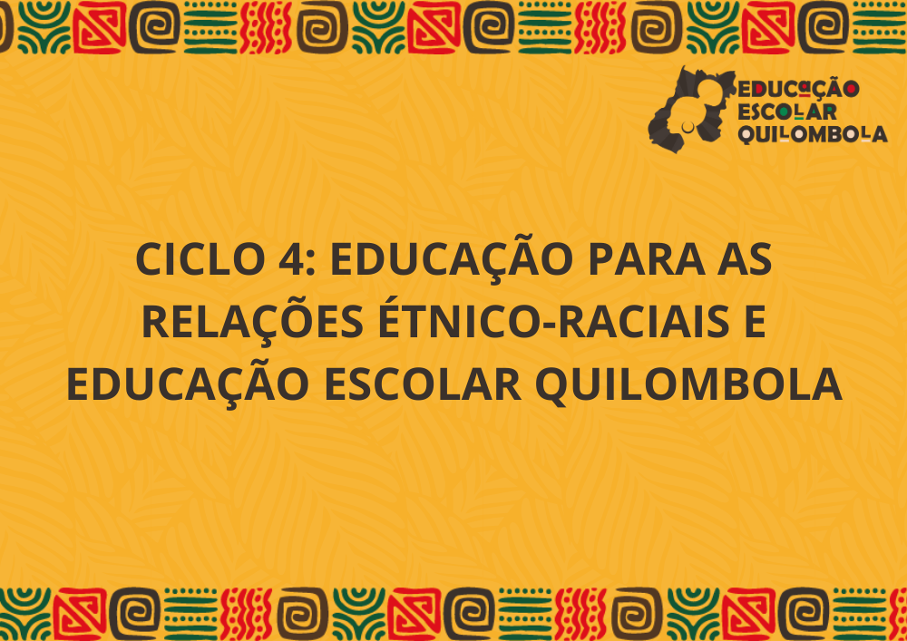 025853 - Educação para as relações étnico-raciais e educação escolar quilombola - 2025/2:Aperfeiçoamento em educação escolar quilombola: formação de gestores e docentes para educação das relações étnico-raciais no âmbito das comunidades quilombolas de Go