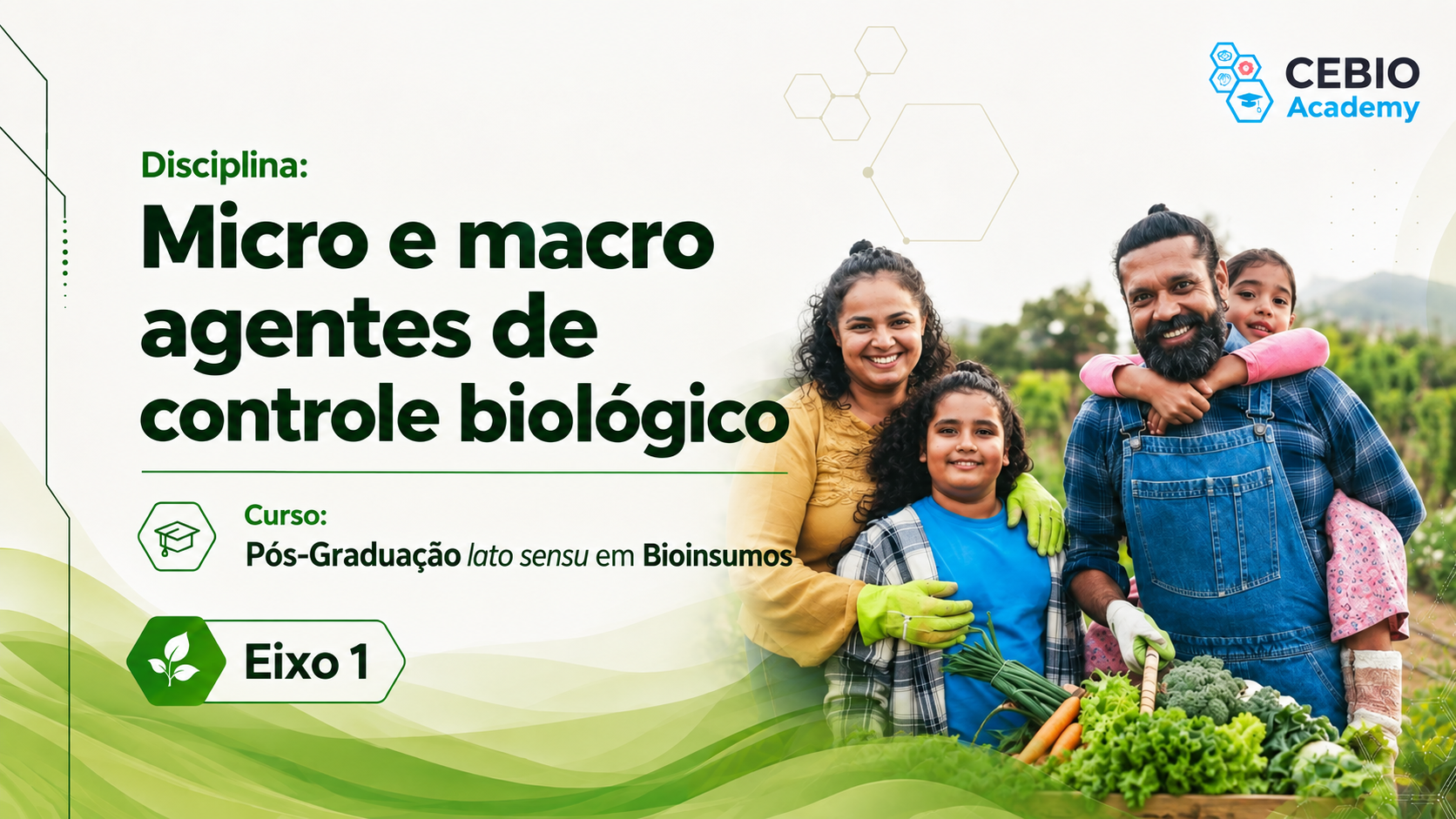 Micro e macro agentes de controle biológico