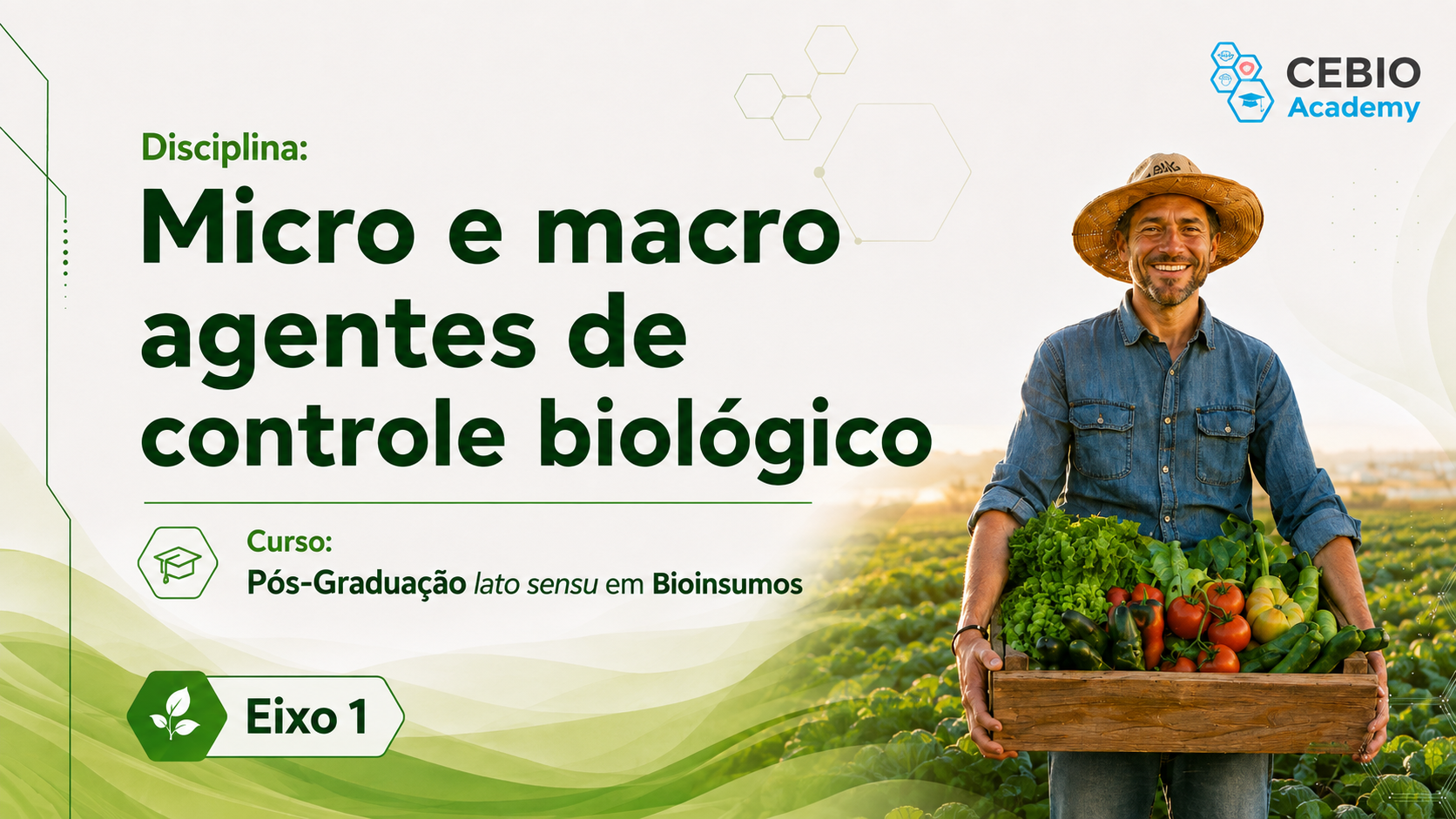 Micro e macro agentes de controle biológico