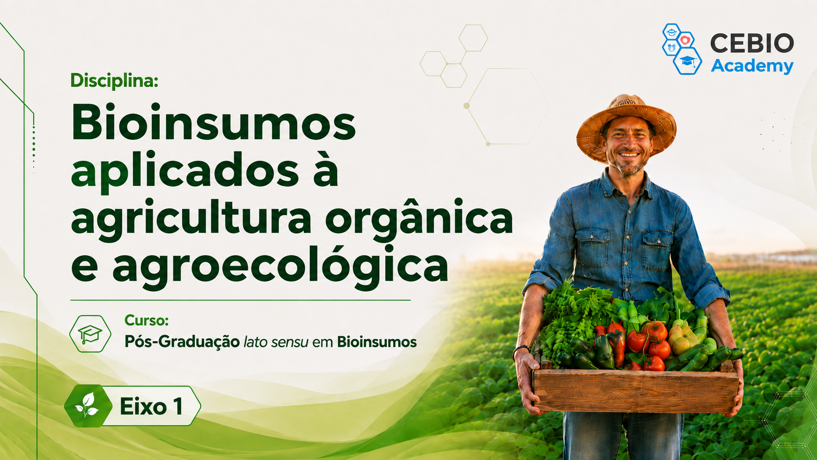 Bioinsumos aplicados à agricultura orgânica e agroecológica