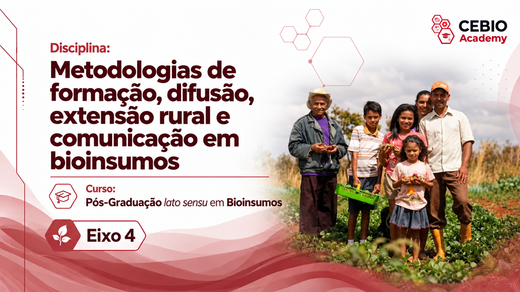Metodologias de formação, difusão, extensão rural e comunicação em bioinsumos