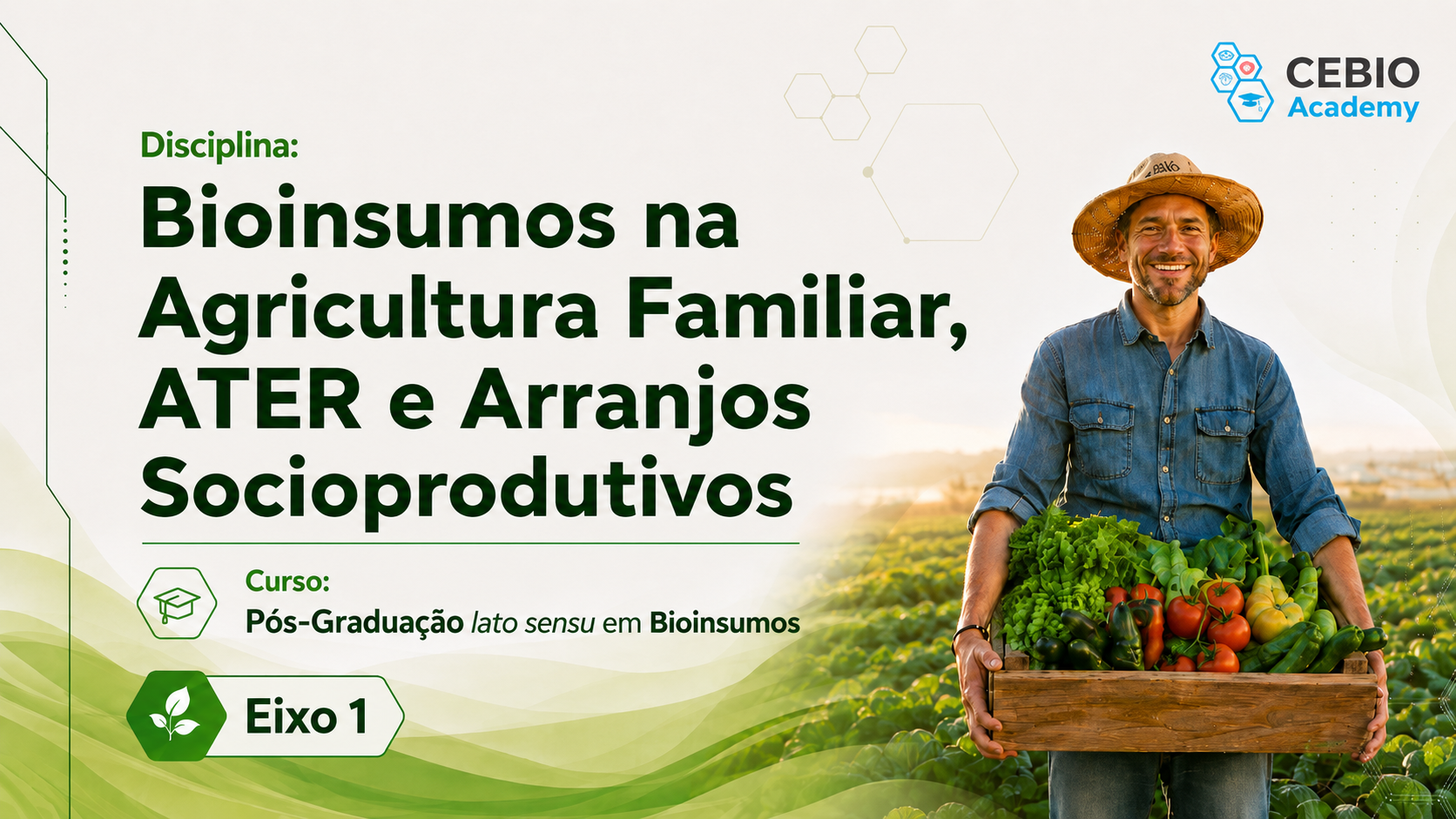 Bioinsumos na Agricultura Familiar, ATER e Arranjos Socioprodutivos